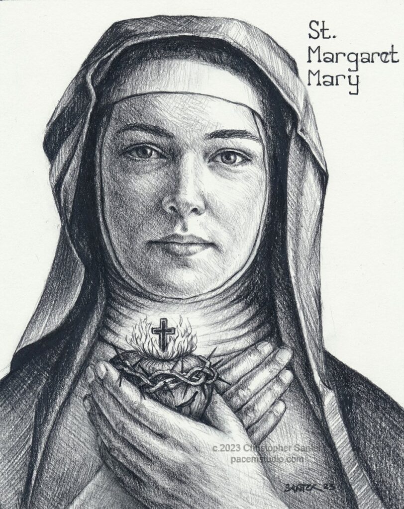 Saint Margaret Mary Alacoqu